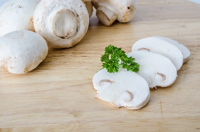 Champignon de couche prêt à être cuisinés